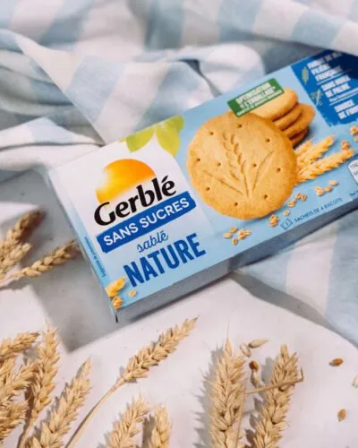 Gerblé Nature smėlio sausainiai be cukraus 132g