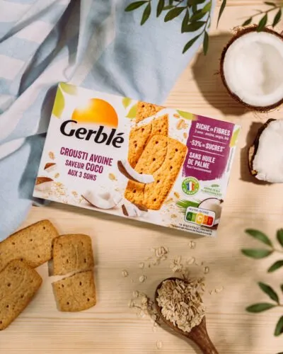 Gerblé avižų ir kokosų skonio sausainiai 200g