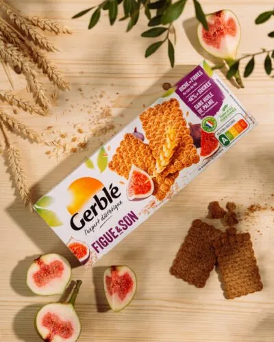 Gerblé sausainiai su figomis ir sėlenomis 210g