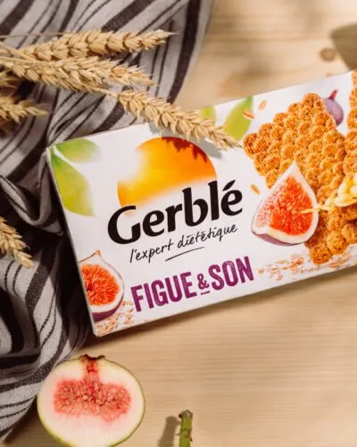 Gerblé sausainiai su figomis ir sėlenomis 210g
