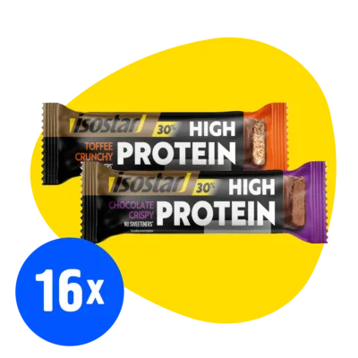 Isostar High Protein batonėliai 55g x 16