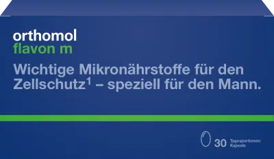 Orthomol Flavon m, 30 paros porcijų (90 kapsulių)