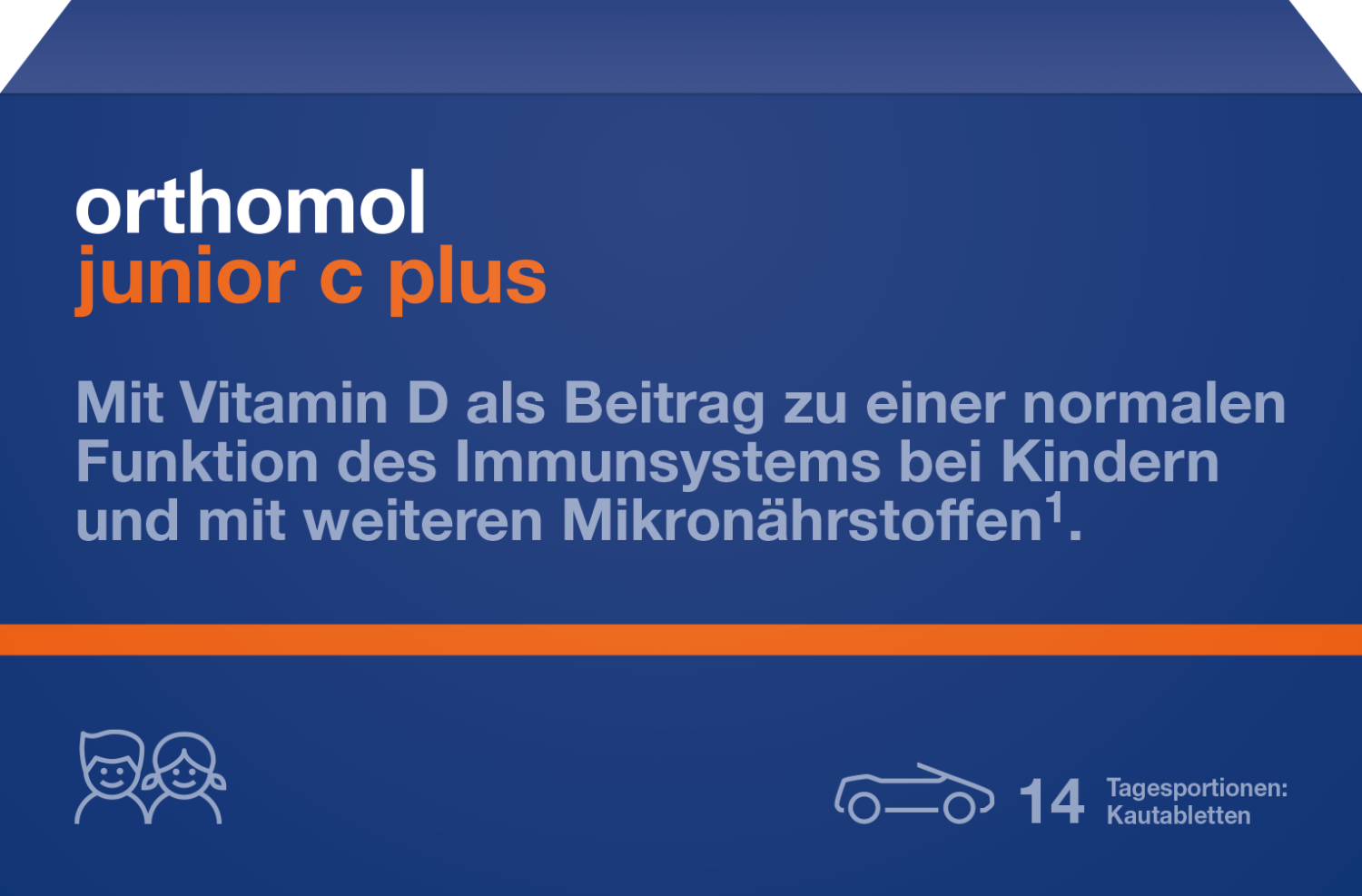 ORTHOMOL Junior C Plus, mišraus skonio, 14 dienos dozių ORTHOMOL Junior C Plus, mišraus skonio, 14 dienos dozių
