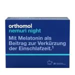 Orthomol Nemuri night, 30 karšto gėrimo porcijų Orthomol Nemuri night, 30 karšto gėrimo porcijų