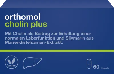 Orthomol Cholin Plus, 60 kapsulių